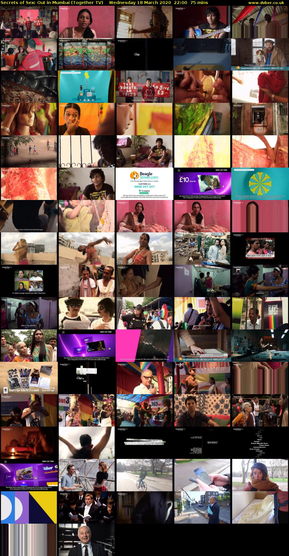 Secrets of Sex: Out in Mumbai (Together TV) Wednesday 18 March 2020 22:00 - 23:15