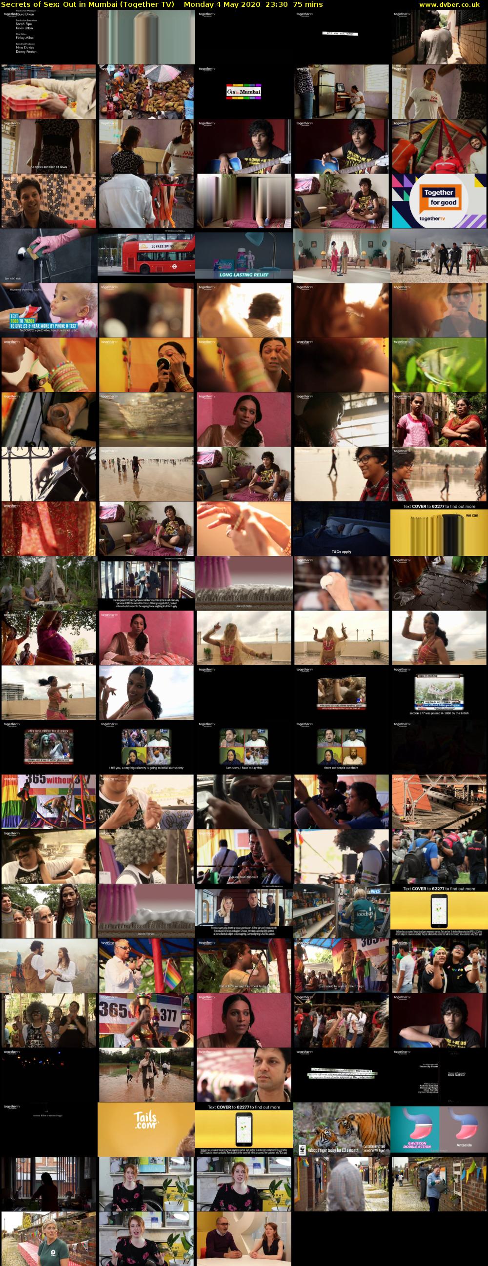Secrets of Sex: Out in Mumbai (Together TV) Monday 4 May 2020 23:30 - 00:45