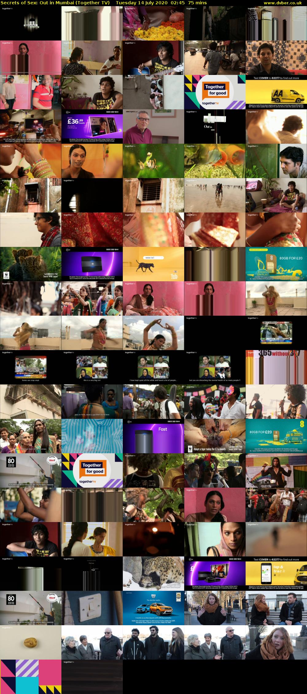 Secrets of Sex: Out in Mumbai (Together TV) Tuesday 14 July 2020 02:45 - 04:00