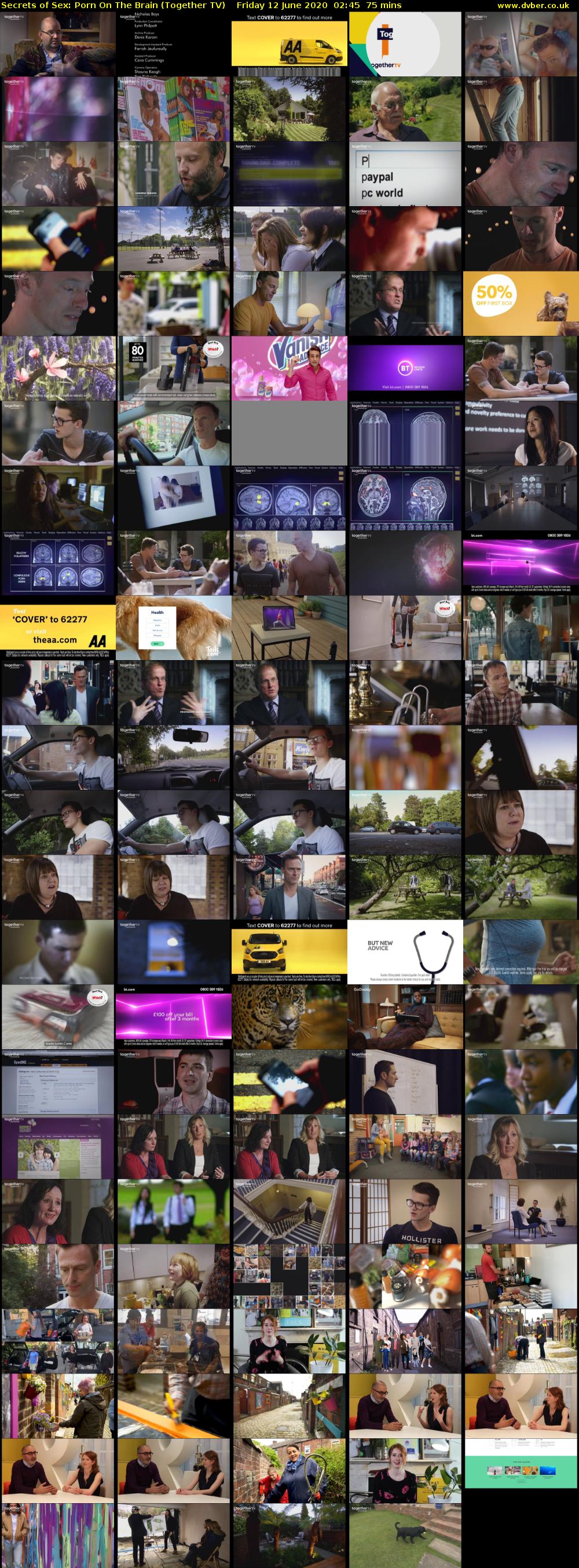 Secrets of Sex: Porn On The Brain (Together TV) Friday 12 June 2020 02:45 - 04:00