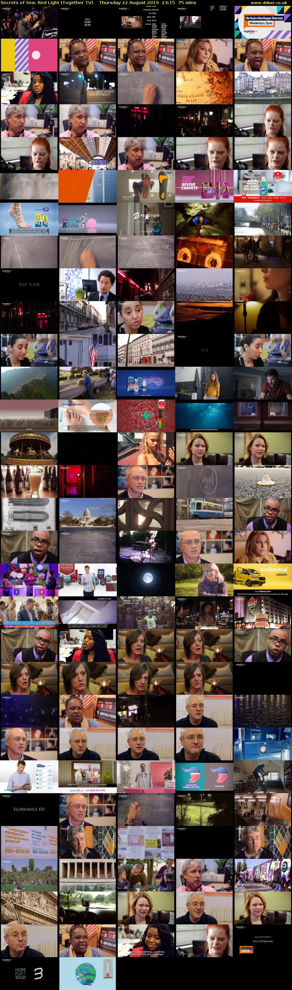 Secrets of Sex: Red Light (Together TV) Thursday 22 August 2019 23:15 - 00:30