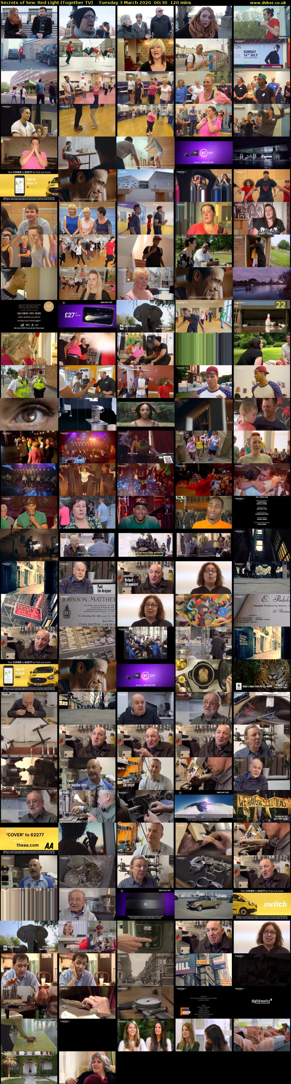 Secrets of Sex: Red Light (Together TV) Tuesday 3 March 2020 00:30 - 02:30
