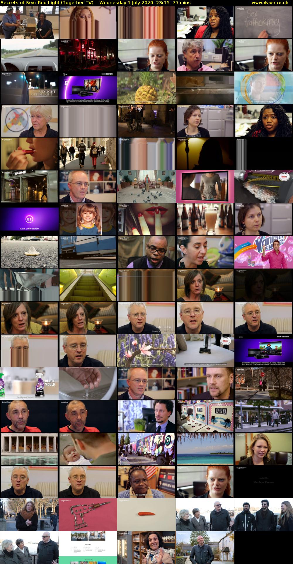 Secrets of Sex: Red Light (Together TV) Wednesday 1 July 2020 23:15 - 00:30