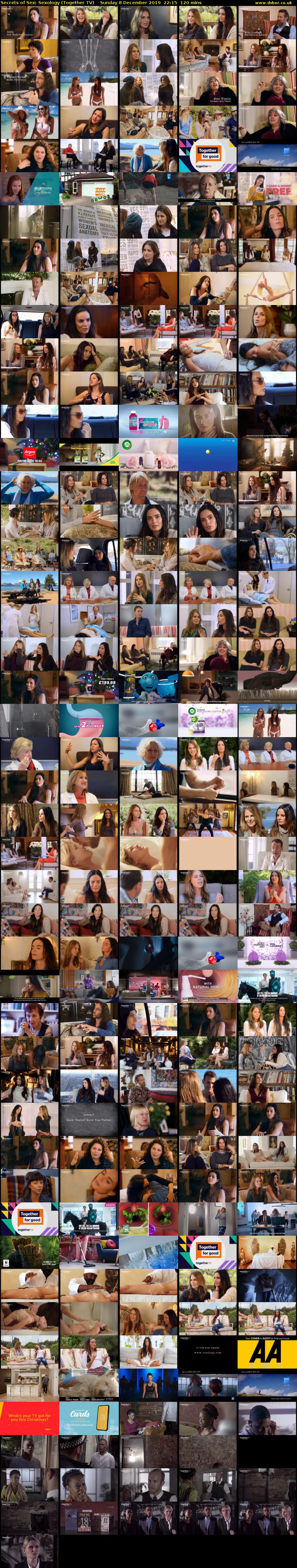 Secrets of Sex: Sexology (Together TV) Sunday 8 December 2019 22:15 - 00:15