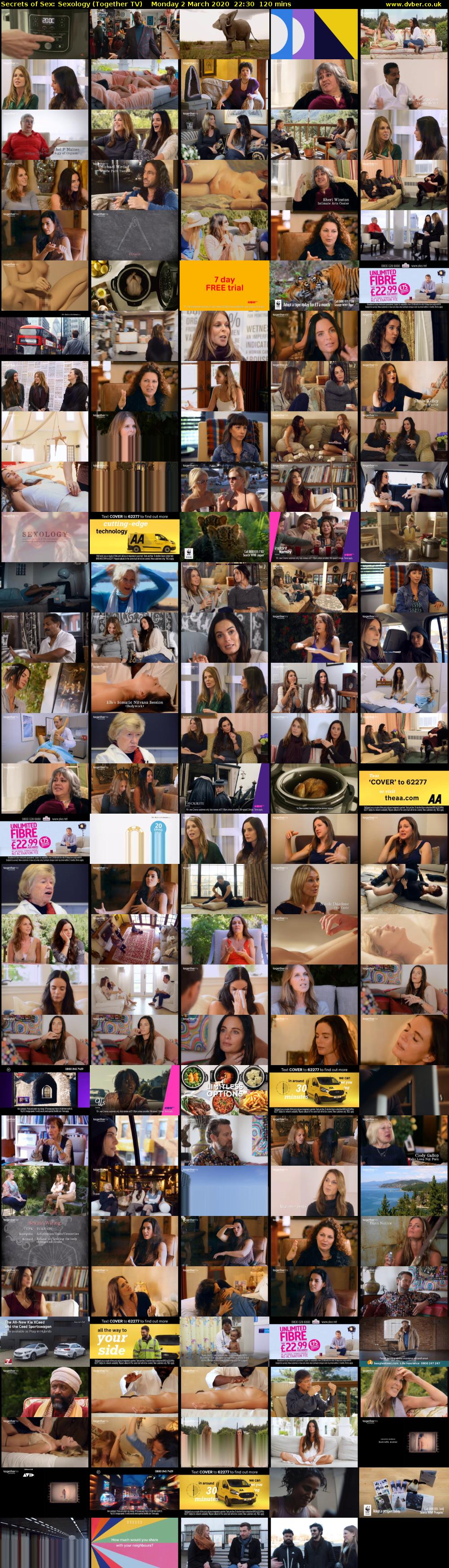 Secrets of Sex: Sexology (Together TV) Monday 2 March 2020 22:30 - 00:30