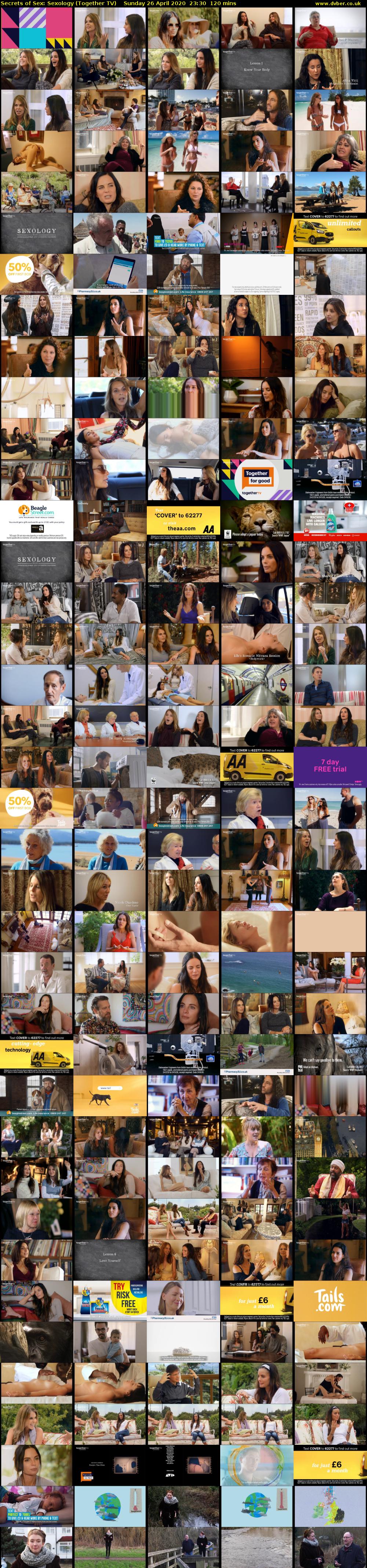 Secrets of Sex: Sexology (Together TV) Sunday 26 April 2020 23:30 - 01:30