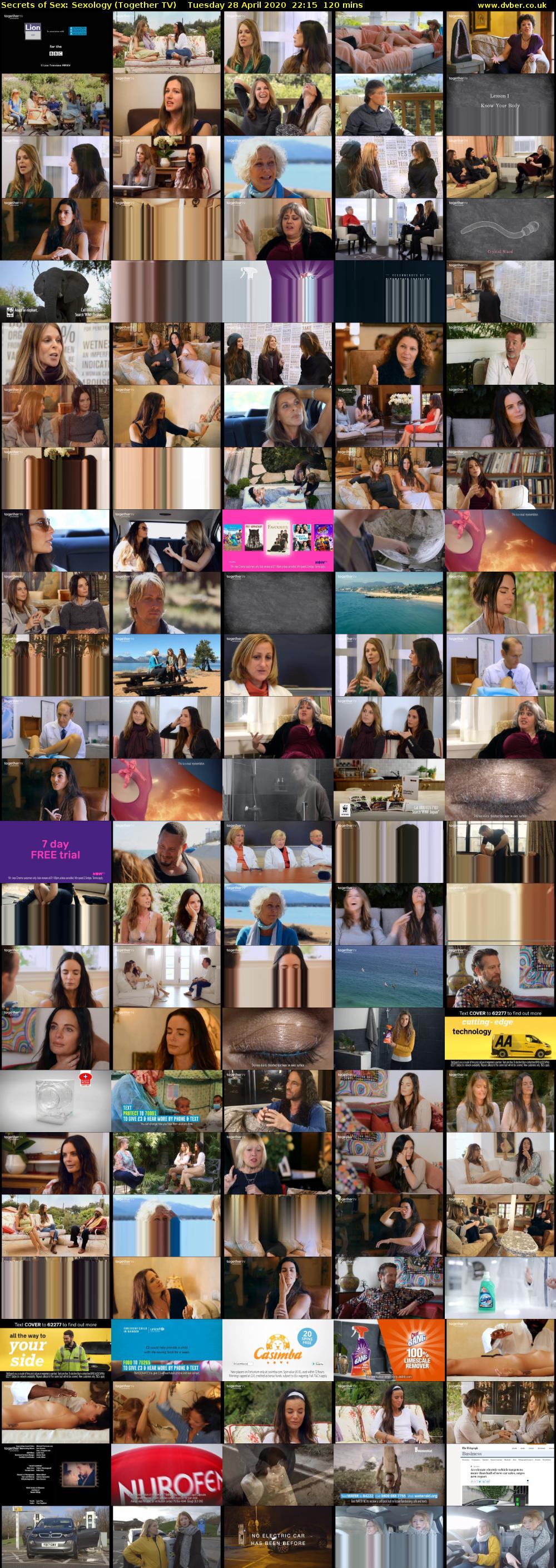 Secrets of Sex: Sexology (Together TV) Tuesday 28 April 2020 22:15 - 00:15