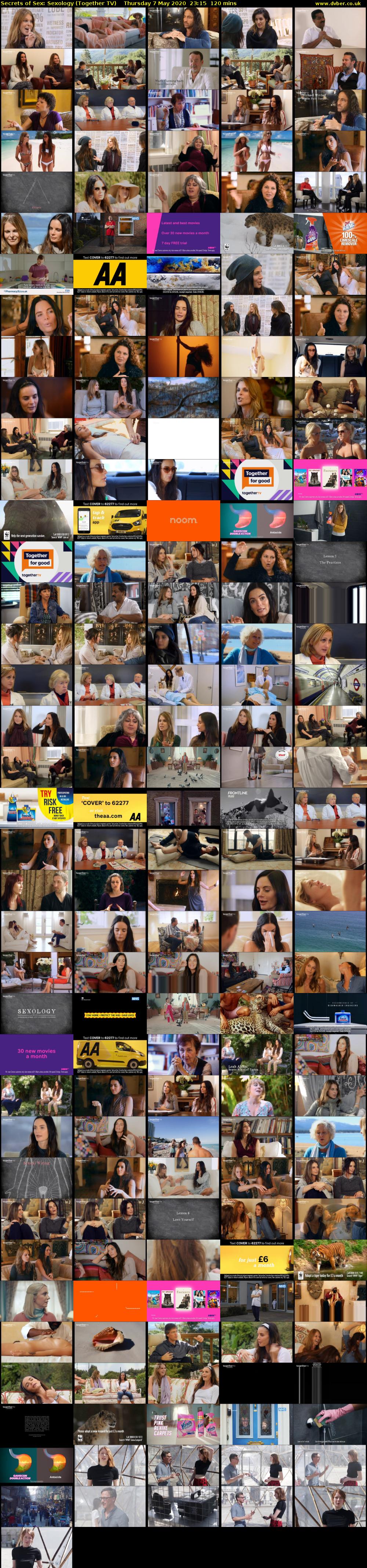 Secrets of Sex: Sexology (Together TV) Thursday 7 May 2020 23:15 - 01:15