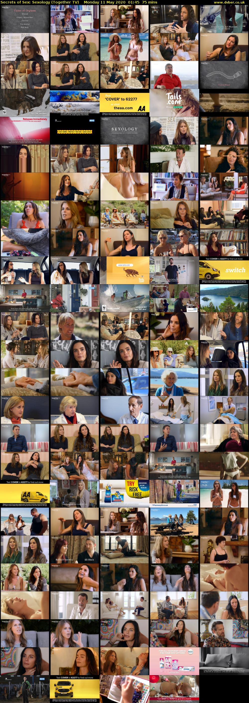 Secrets of Sex: Sexology (Together TV) Monday 11 May 2020 01:45 - 03:00