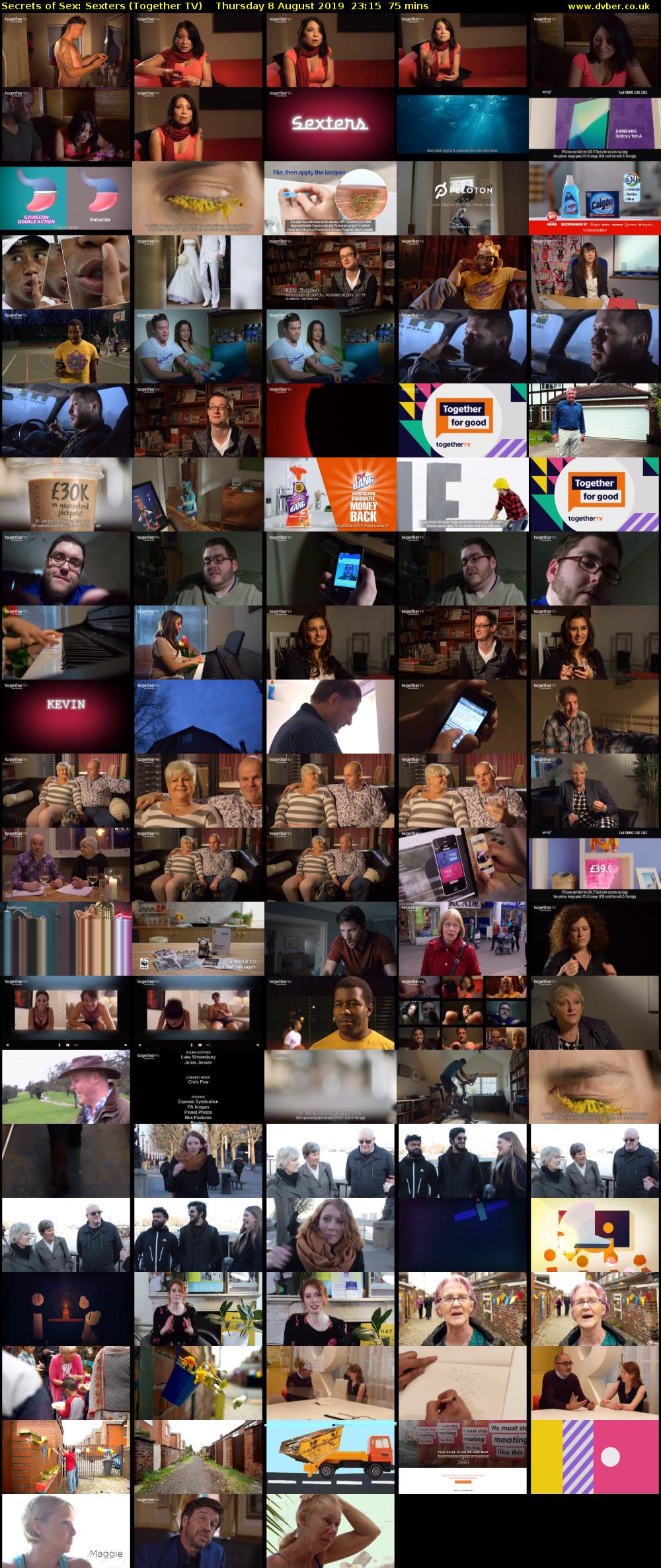 Secrets of Sex: Sexters (Together TV) Thursday 8 August 2019 23:15 - 00:30