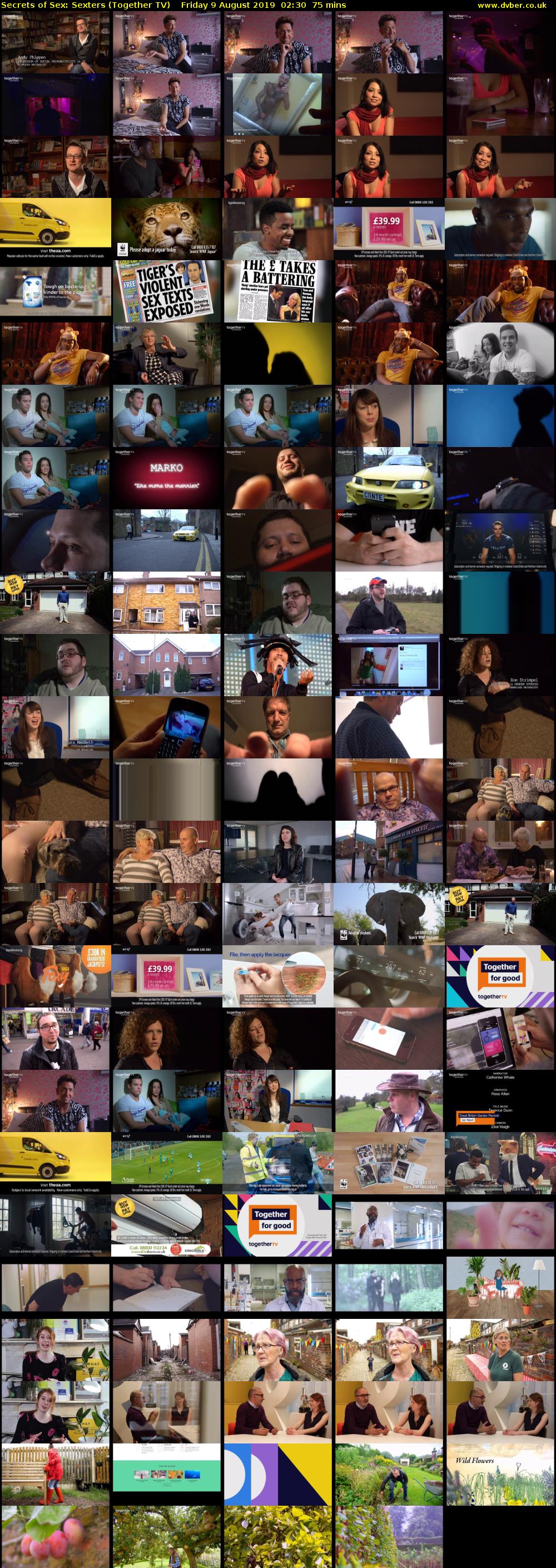 Secrets of Sex: Sexters (Together TV) Friday 9 August 2019 02:30 - 03:45