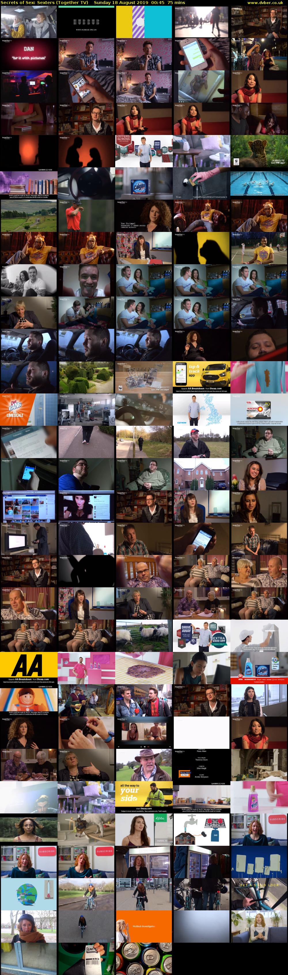 Secrets of Sex: Sexters (Together TV) Sunday 18 August 2019 00:45 - 02:00