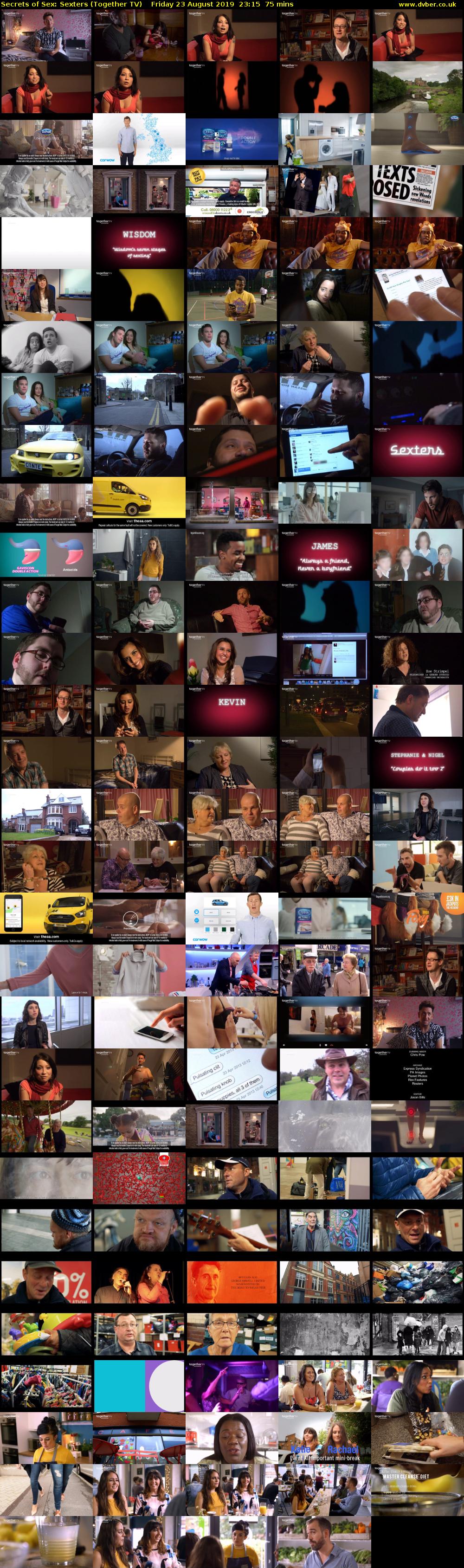 Secrets of Sex: Sexters (Together TV) Friday 23 August 2019 23:15 - 00:30