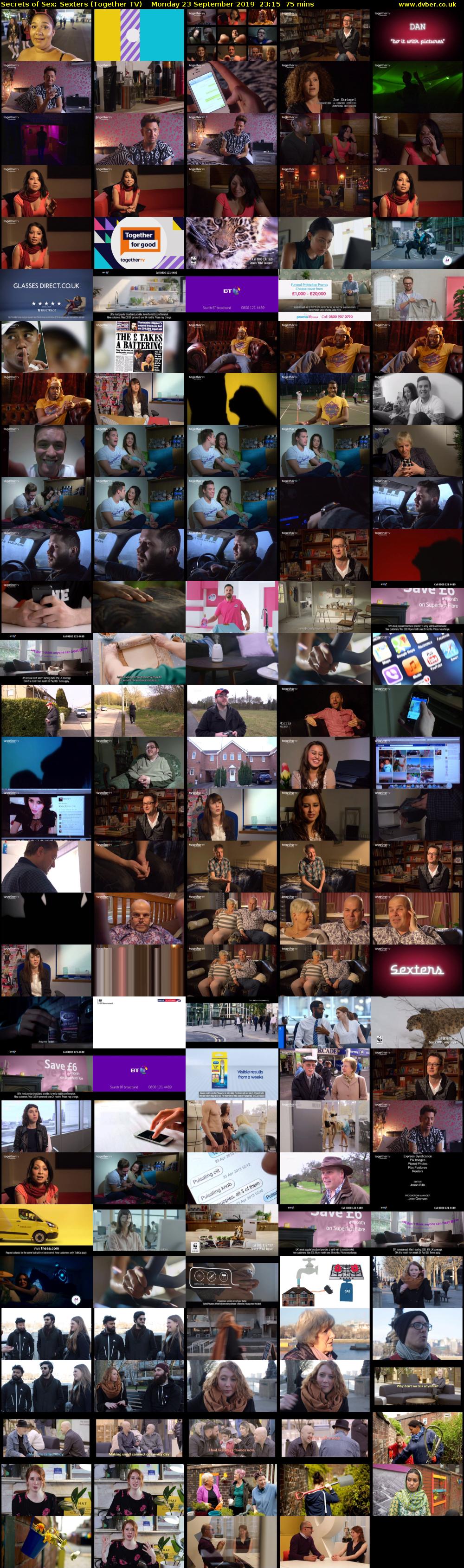 Secrets of Sex: Sexters (Together TV) Monday 23 September 2019 23:15 - 00:30
