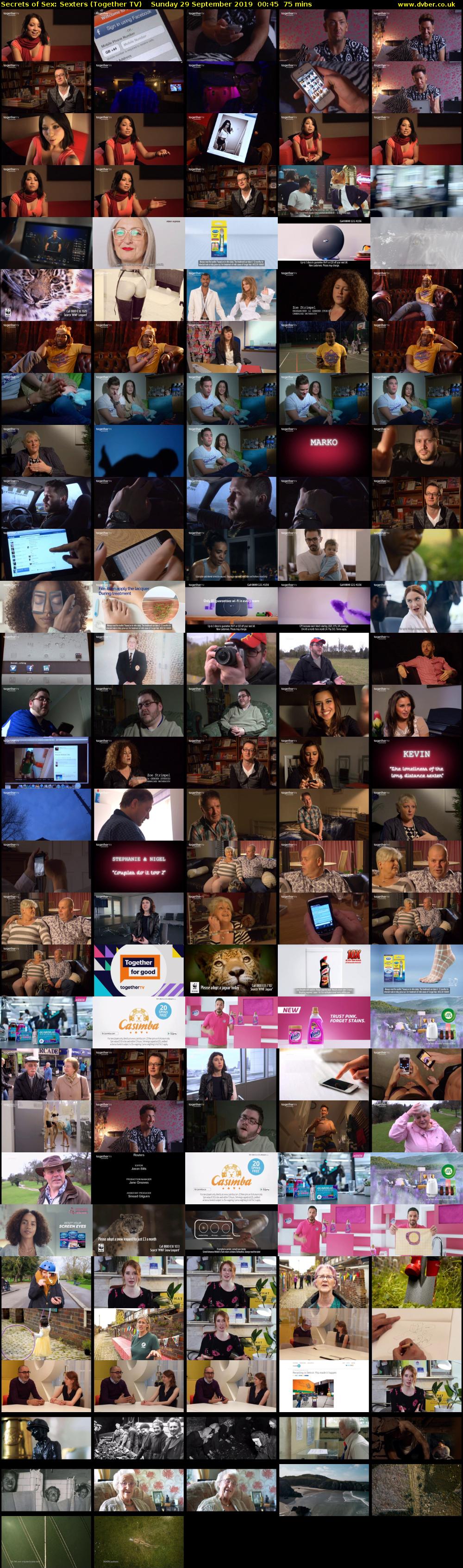 Secrets of Sex: Sexters (Together TV) Sunday 29 September 2019 00:45 - 02:00
