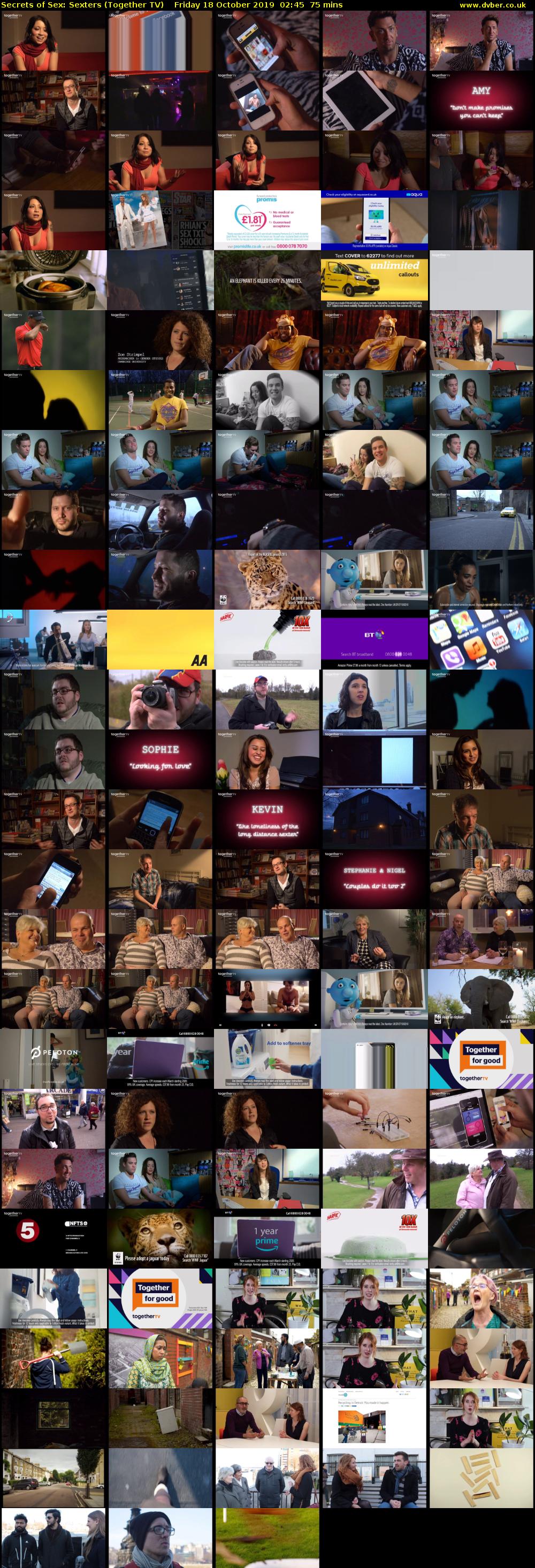 Secrets of Sex: Sexters (Together TV) Friday 18 October 2019 02:45 - 04:00