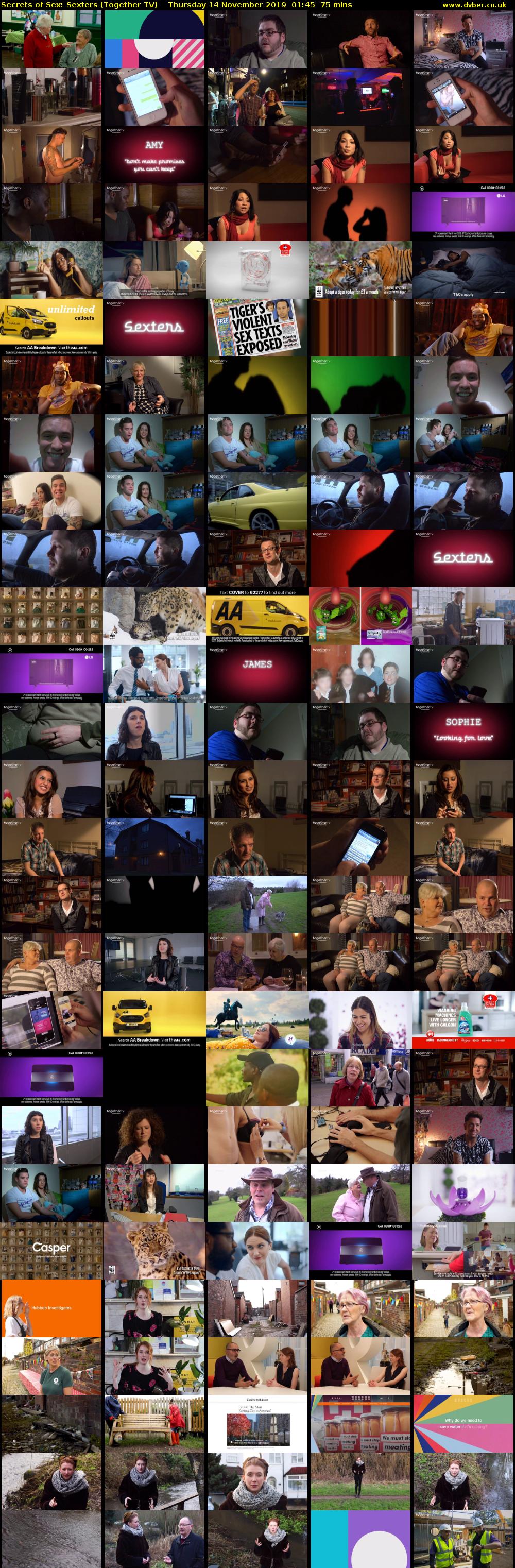Secrets of Sex: Sexters (Together TV) Thursday 14 November 2019 01:45 - 03:00