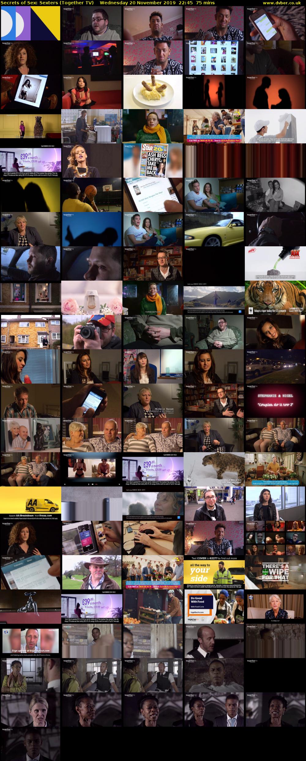Secrets of Sex: Sexters (Together TV) Wednesday 20 November 2019 22:45 - 00:00