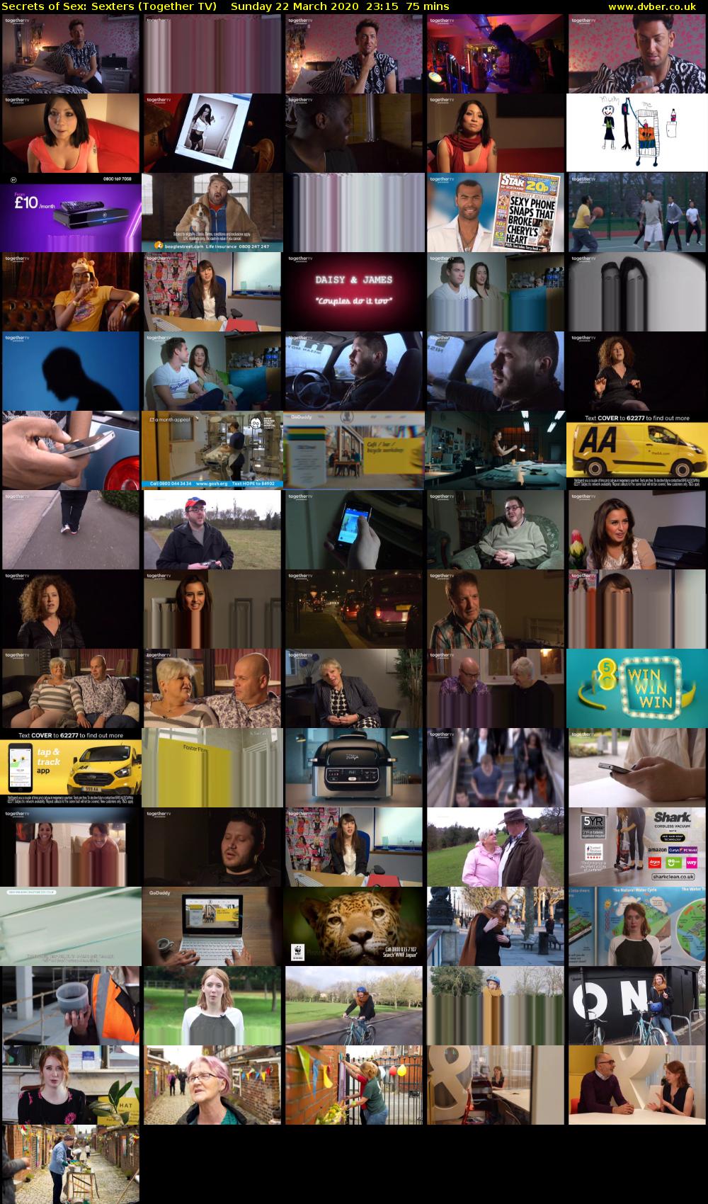 Secrets of Sex: Sexters (Together TV) Sunday 22 March 2020 23:15 - 00:30