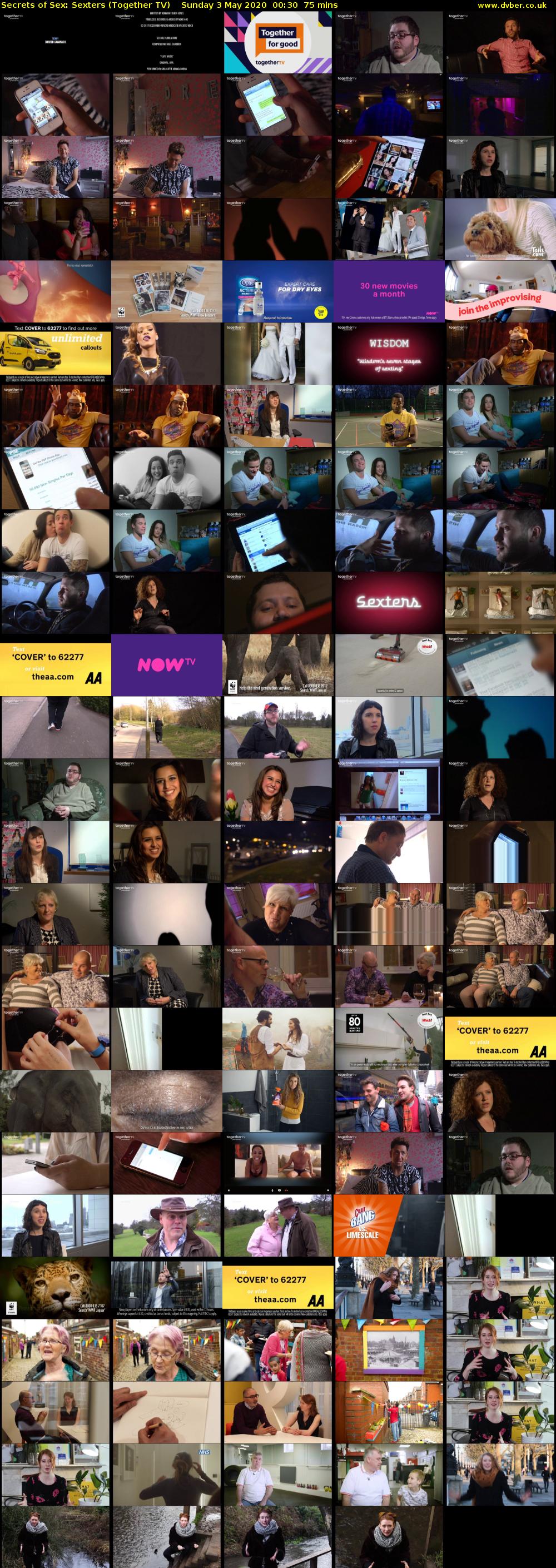 Secrets of Sex: Sexters (Together TV) Sunday 3 May 2020 00:30 - 01:45