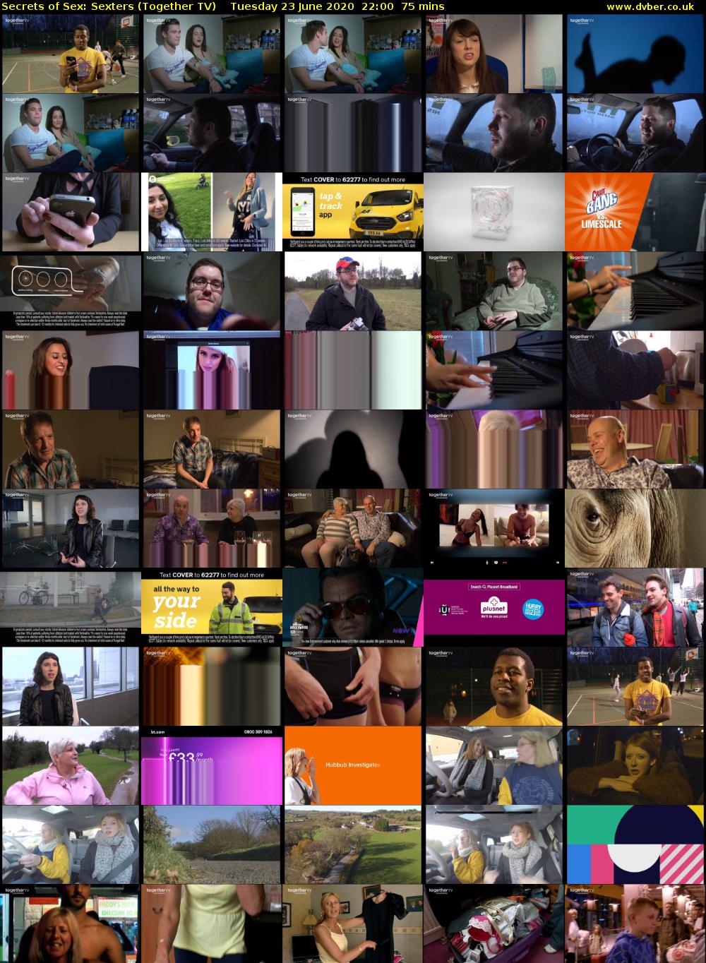 Secrets of Sex: Sexters (Together TV) Tuesday 23 June 2020 22:00 - 23:15