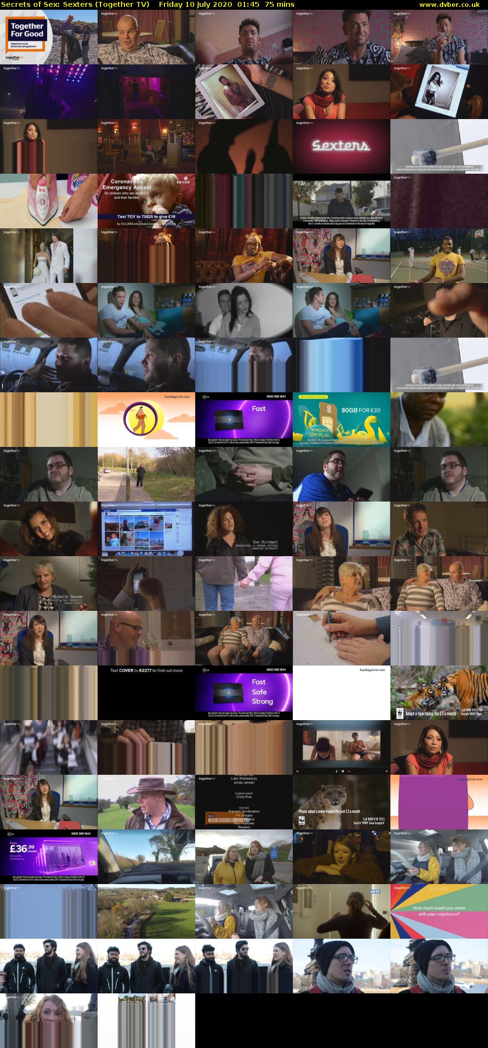 Secrets of Sex: Sexters (Together TV) Friday 10 July 2020 01:45 - 03:00