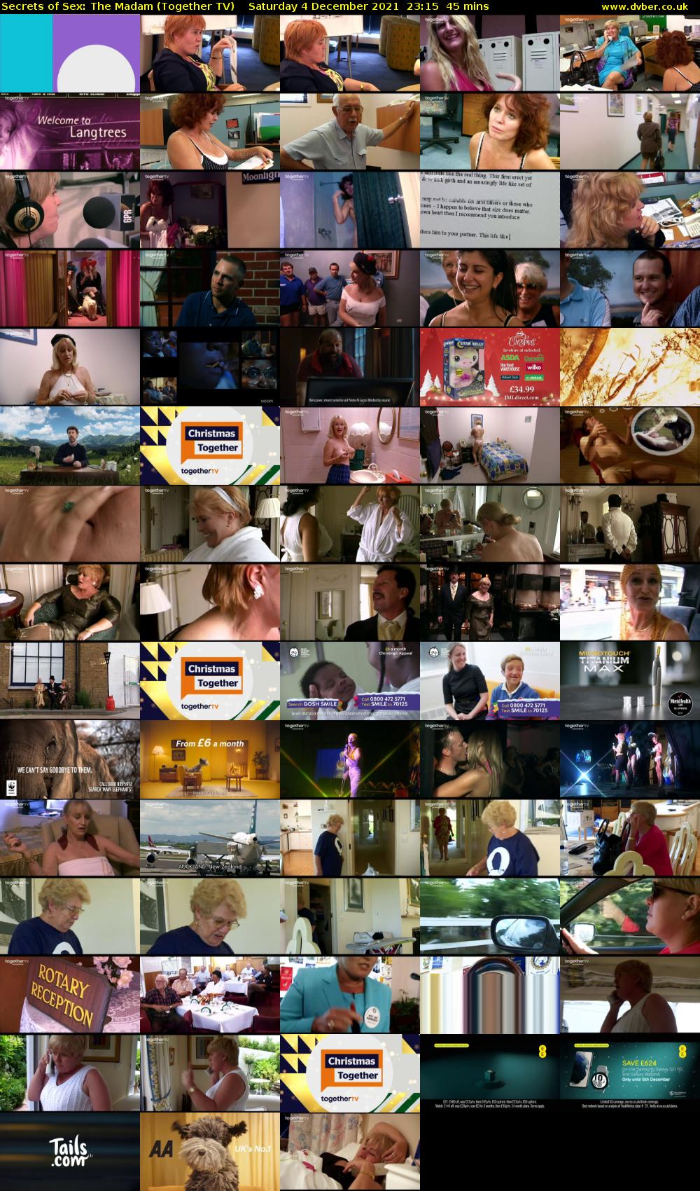 Secrets of Sex: The Madam (Together TV) Saturday 4 December 2021 23:15 - 00:00