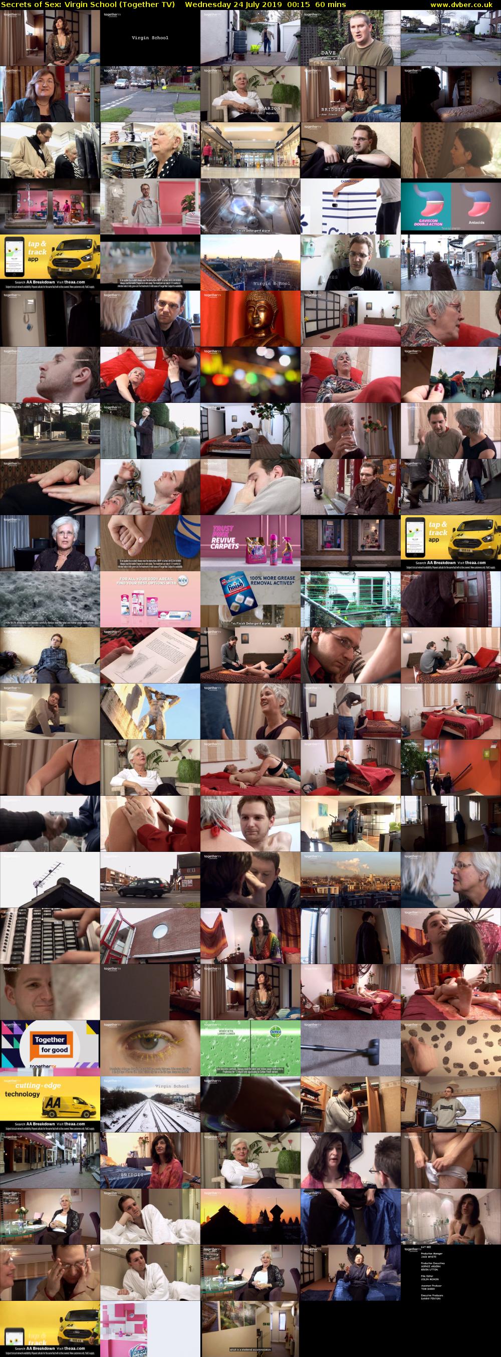 Secrets of Sex: Virgin School (Together TV) Wednesday 24 July 2019 00:15 - 01:15