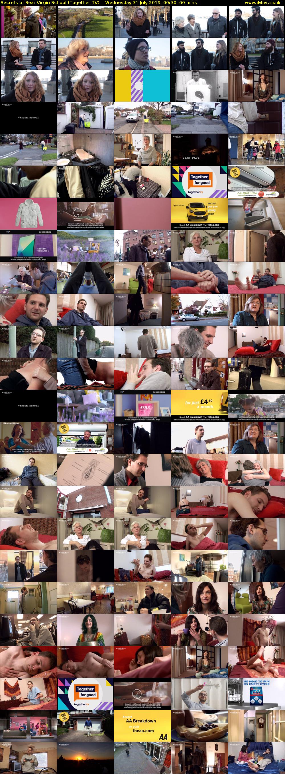 Secrets of Sex: Virgin School (Together TV) Wednesday 31 July 2019 00:30 - 01:30