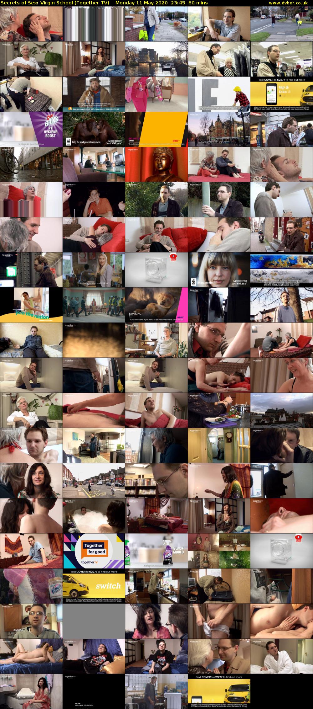 Secrets of Sex: Virgin School (Together TV) Monday 11 May 2020 23:45 - 00:45