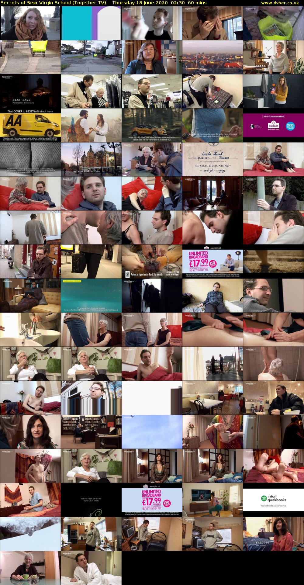 Secrets of Sex: Virgin School (Together TV) Thursday 18 June 2020 02:30 - 03:30