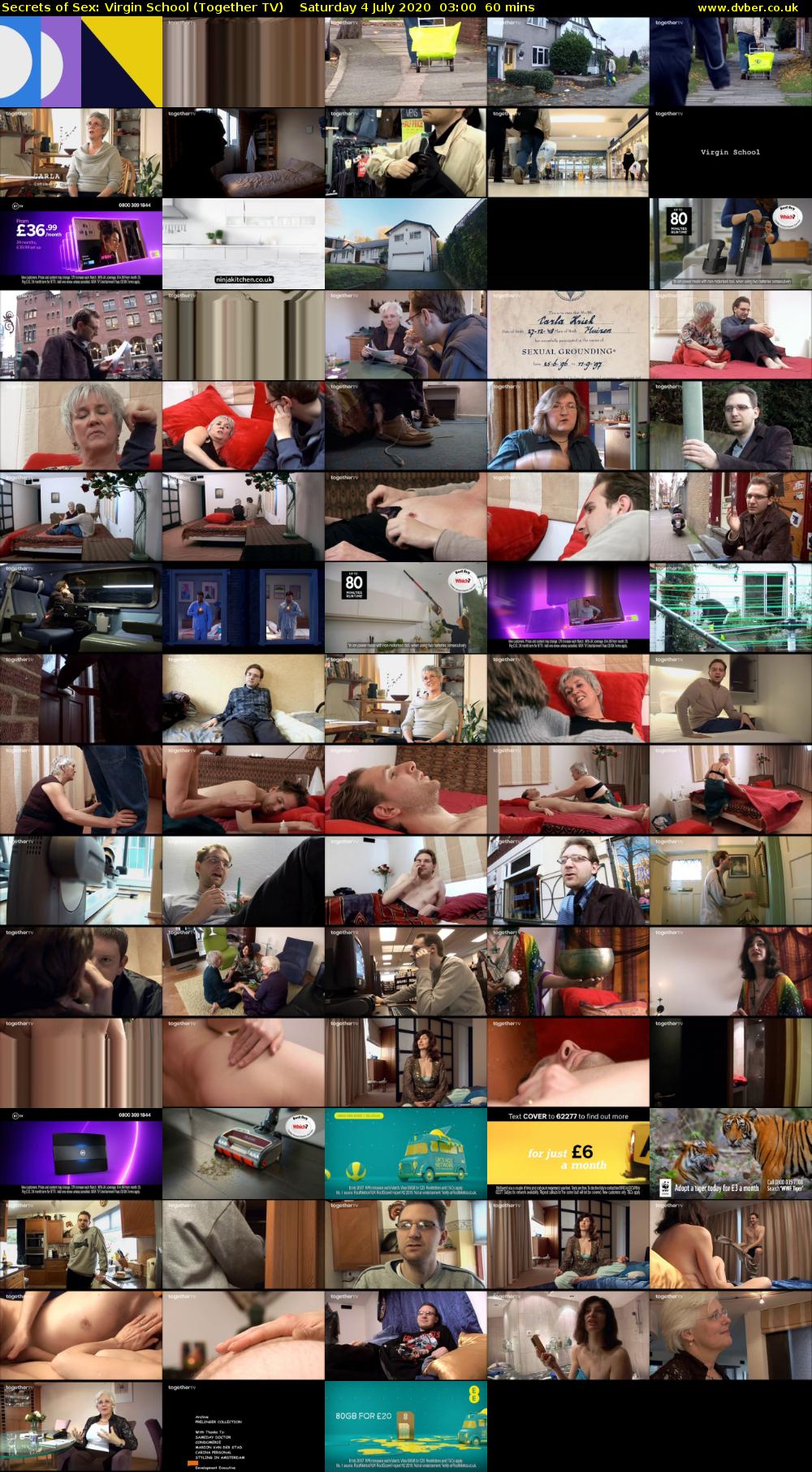 Secrets of Sex: Virgin School (Together TV) Saturday 4 July 2020 03:00 - 04:00