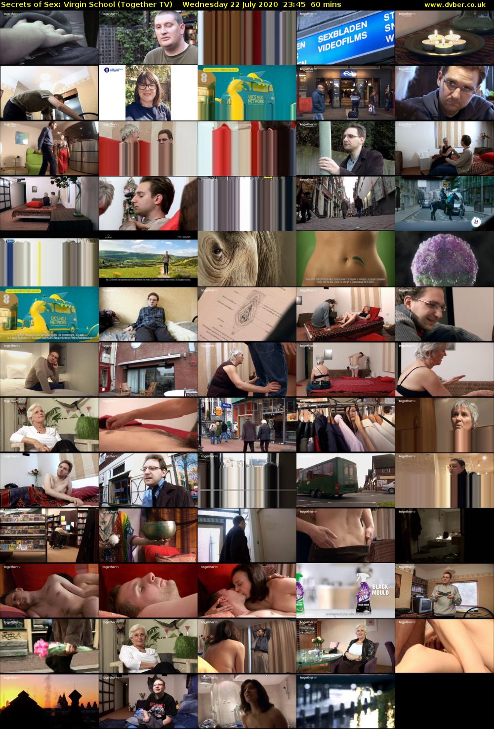 Secrets of Sex: Virgin School (Together TV) Wednesday 22 July 2020 23:45 - 00:45
