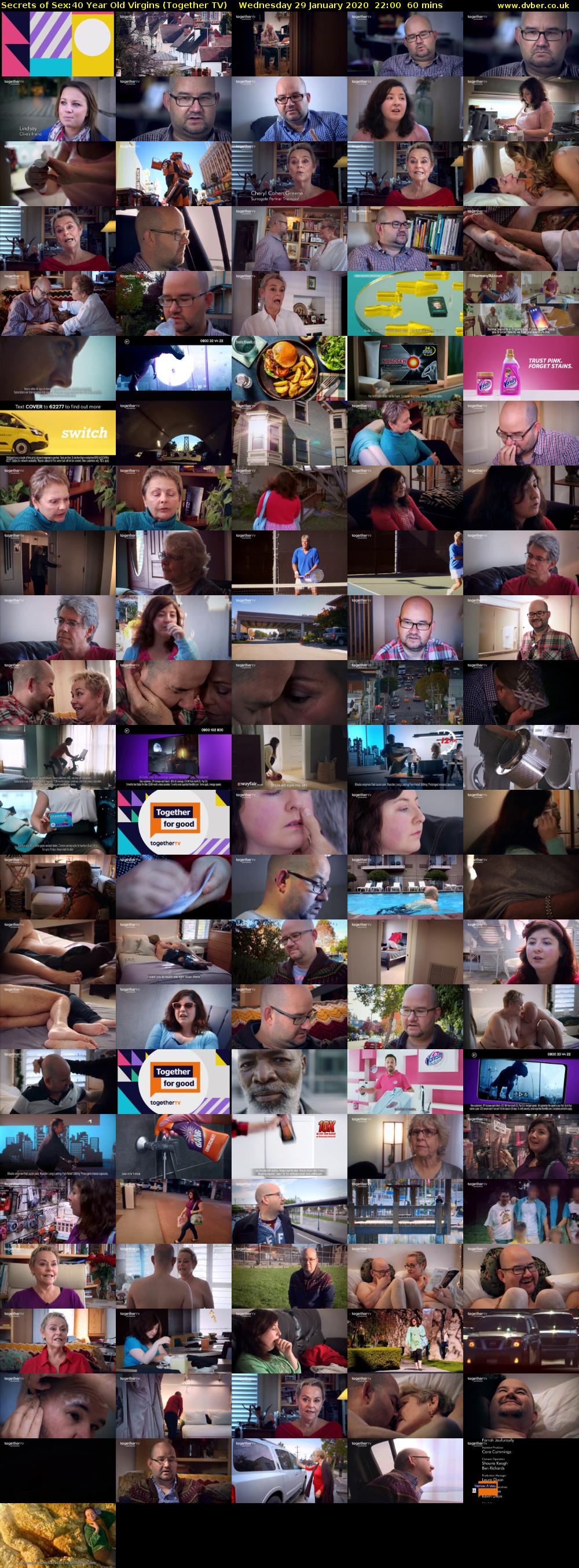 Secrets of Sex:40 Year Old Virgins (Together TV) Wednesday 29 January 2020 22:00 - 23:00