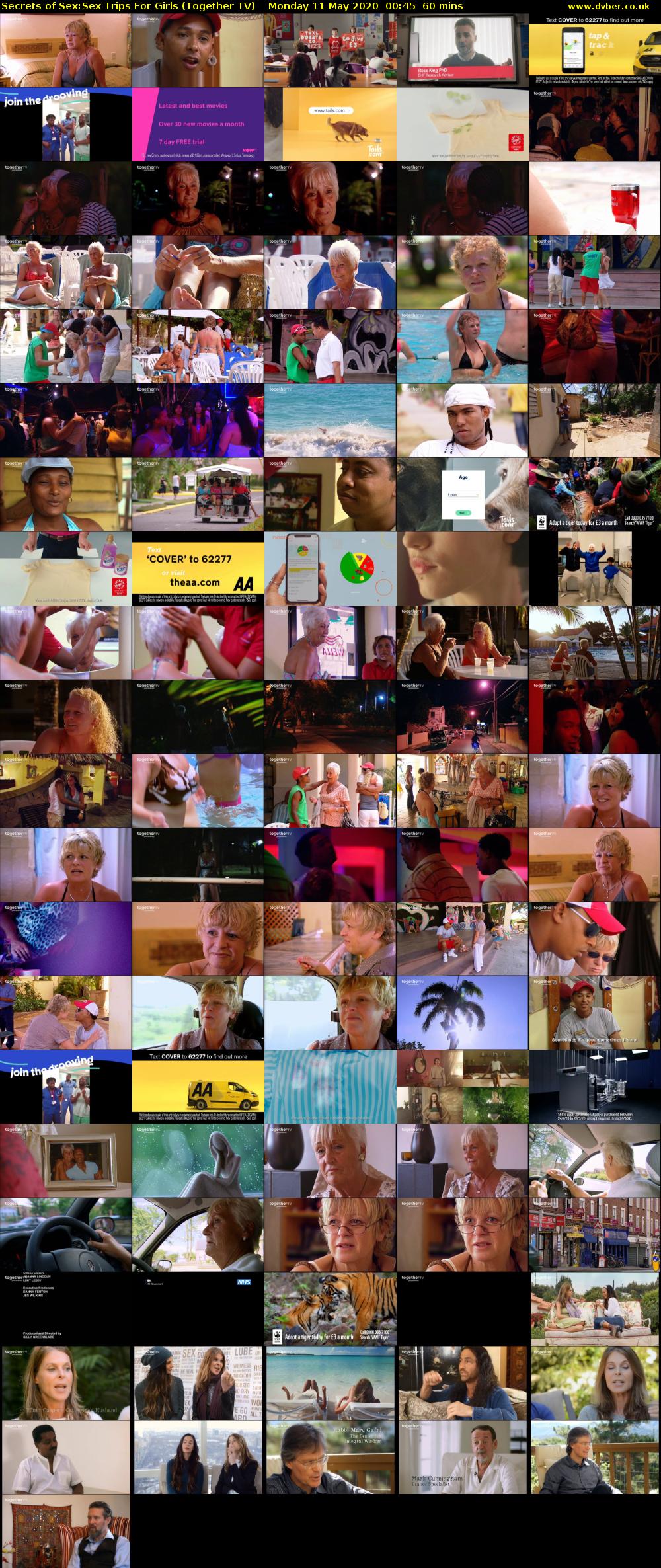 Secrets of Sex:Sex Trips For Girls (Together TV) Monday 11 May 2020 00:45 - 01:45