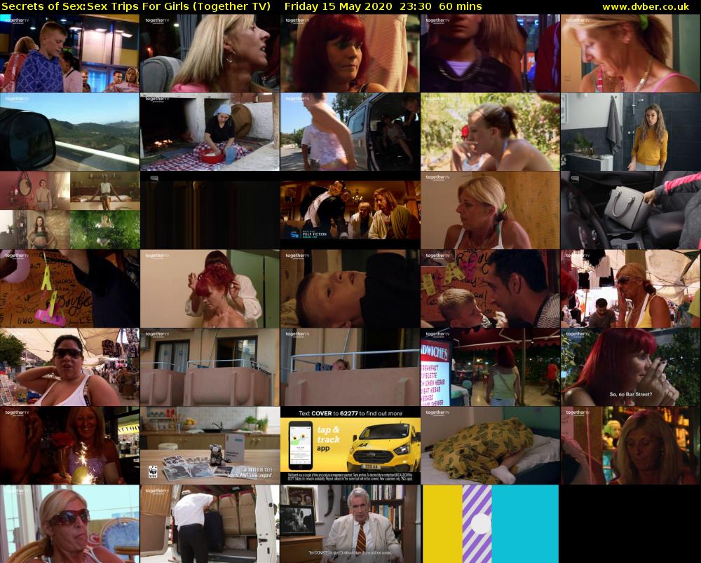 Secrets of Sex:Sex Trips For Girls (Together TV) Friday 15 May 2020 23:30 - 00:30
