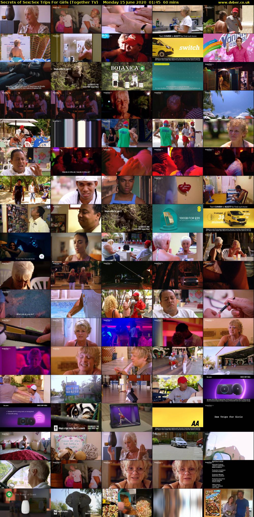 Secrets of Sex:Sex Trips For Girls (Together TV) Monday 15 June 2020 01:45 - 02:45
