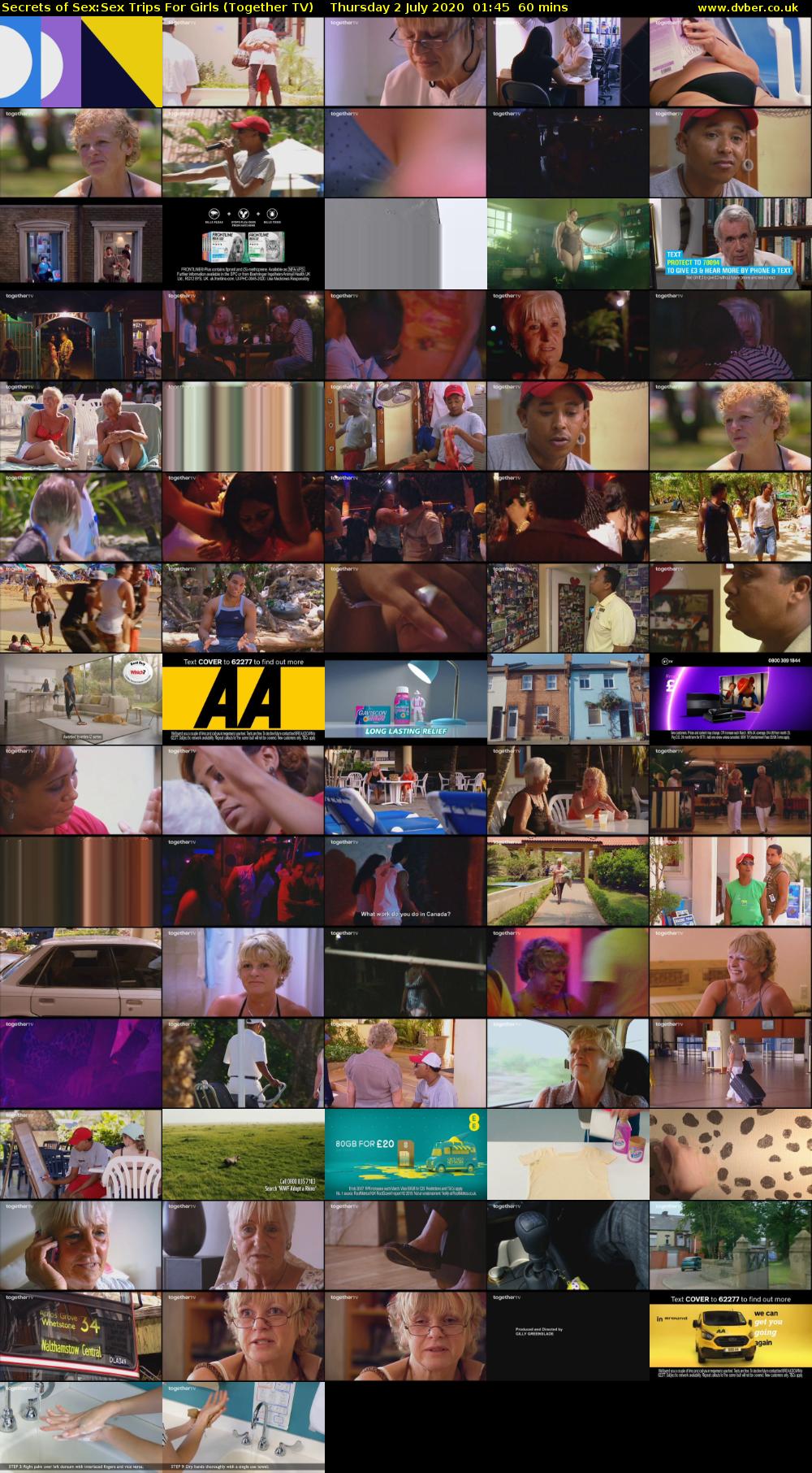 Secrets of Sex:Sex Trips For Girls (Together TV) Thursday 2 July 2020 01:45 - 02:45