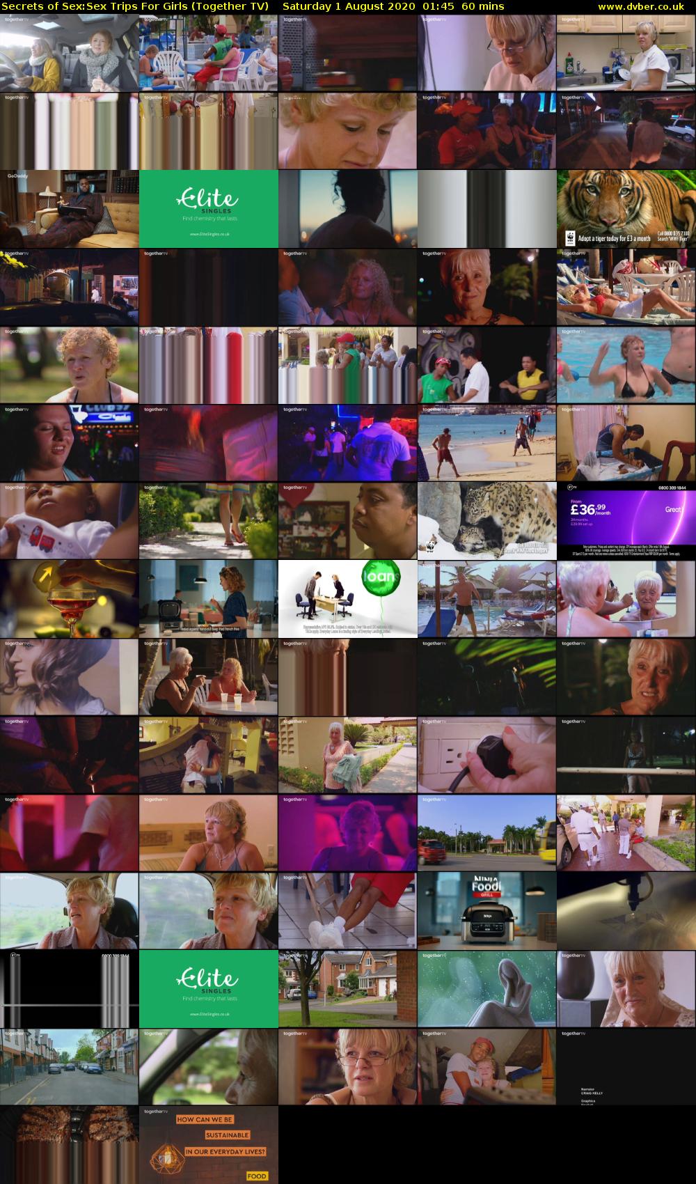 Secrets of Sex:Sex Trips For Girls (Together TV) Saturday 1 August 2020 01:45 - 02:45
