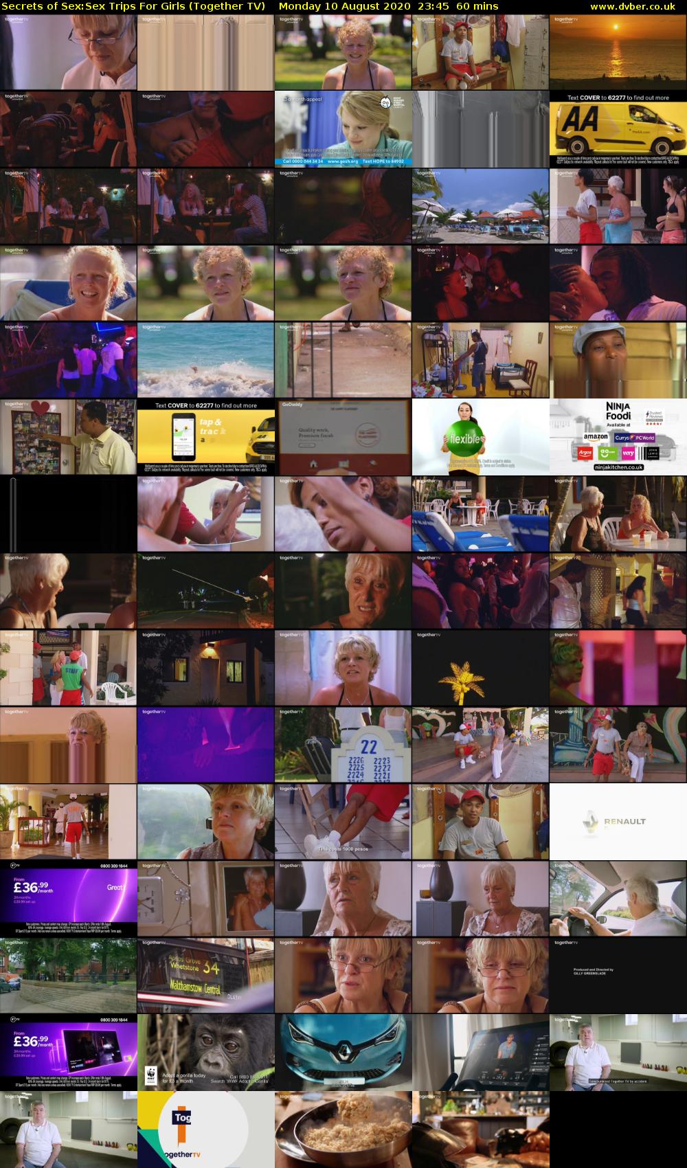 Secrets of Sex:Sex Trips For Girls (Together TV) Monday 10 August 2020 23:45 - 00:45