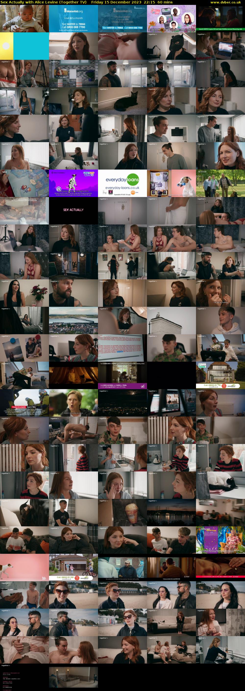Sex Actually with Alice Levine (Together TV) Friday 15 December 2023 22:15 - 23:15