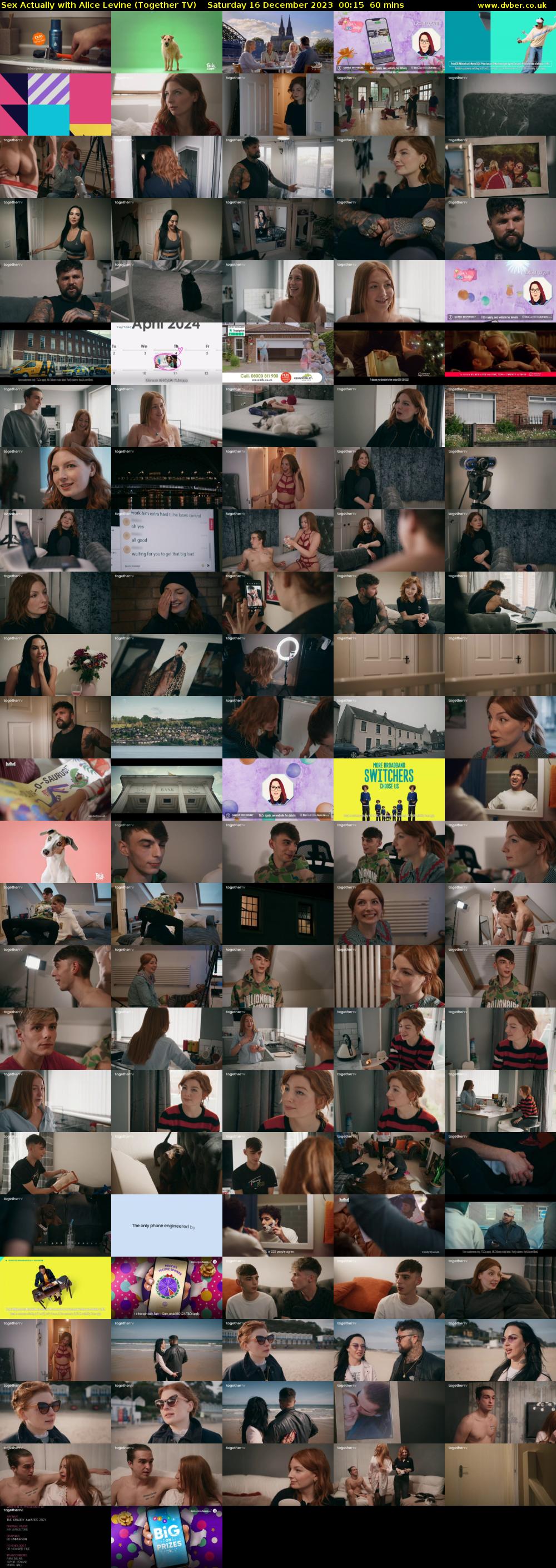 Sex Actually with Alice Levine (Together TV) Saturday 16 December 2023 00:15 - 01:15