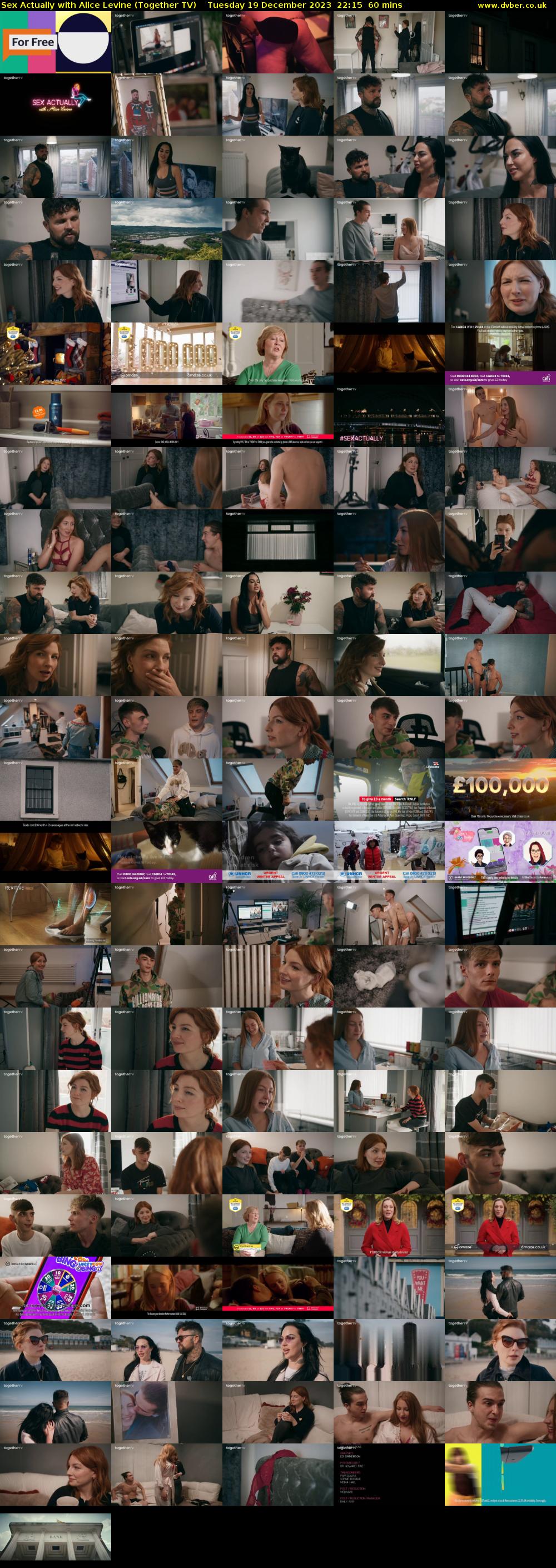 Sex Actually with Alice Levine (Together TV) Tuesday 19 December 2023 22:15 - 23:15