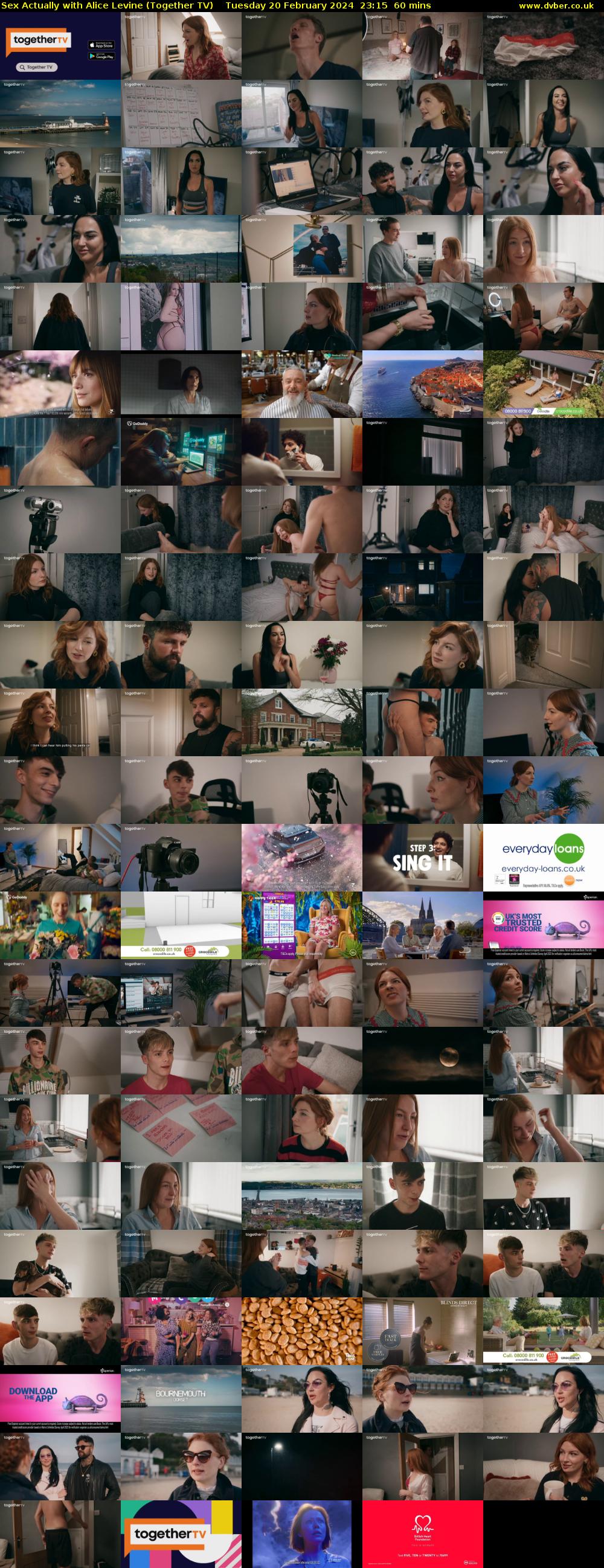 Sex Actually with Alice Levine (Together TV) Tuesday 20 February 2024 23:15 - 00:15