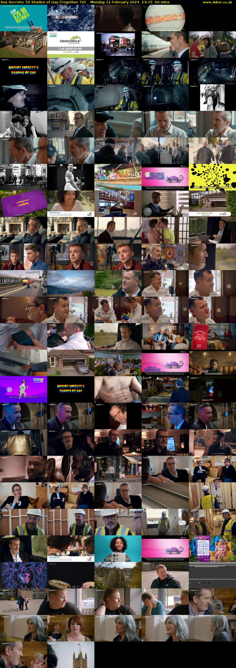 Sex Secrets: 50 Shades of Gay (Together TV) Monday 12 February 2024 23:15 - 00:15