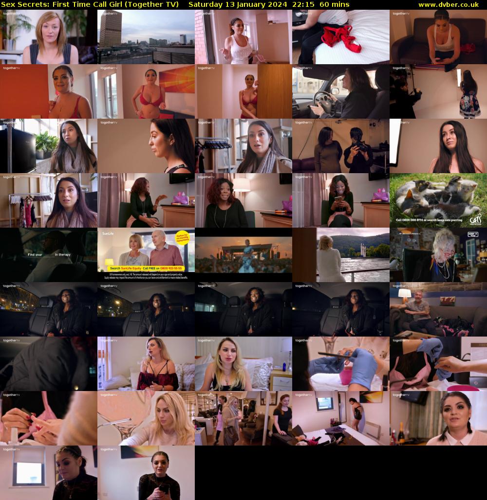 Sex Secrets: First Time Call Girl (Together TV) Saturday 13 January 2024 22:15 - 23:15