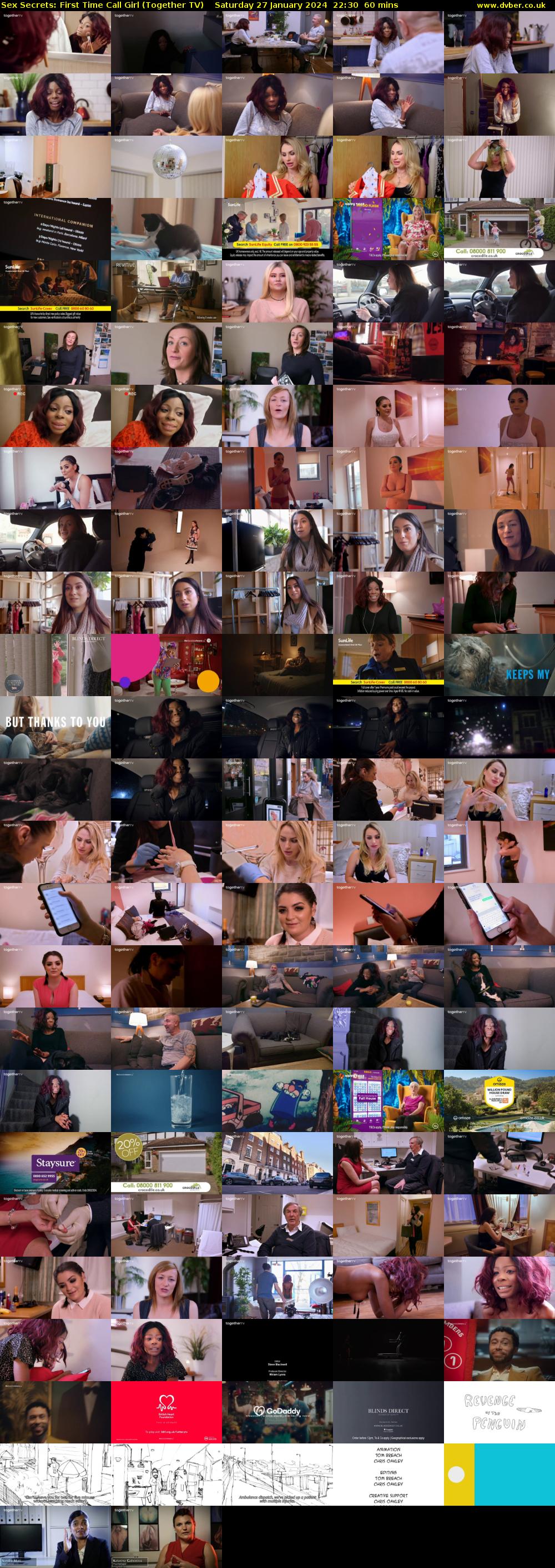 Sex Secrets: First Time Call Girl (Together TV) Saturday 27 January 2024 22:30 - 23:30