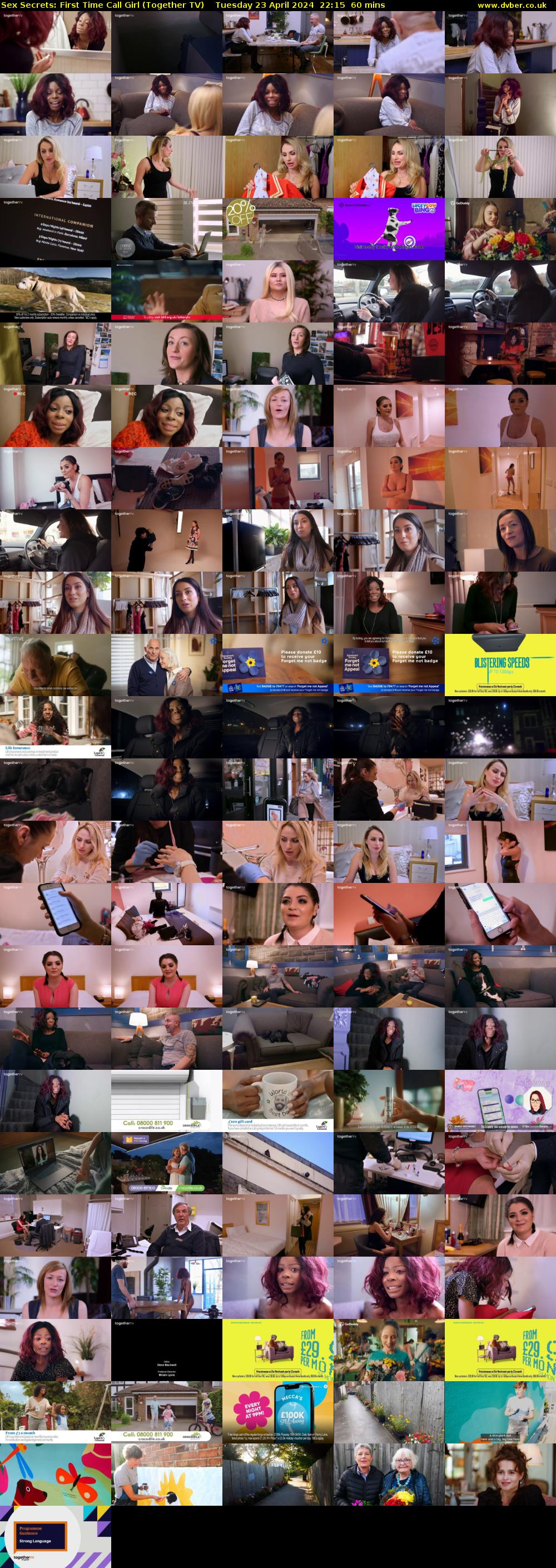 Sex Secrets: First Time Call Girl (Together TV) Tuesday 23 April 2024 22:15 - 23:15