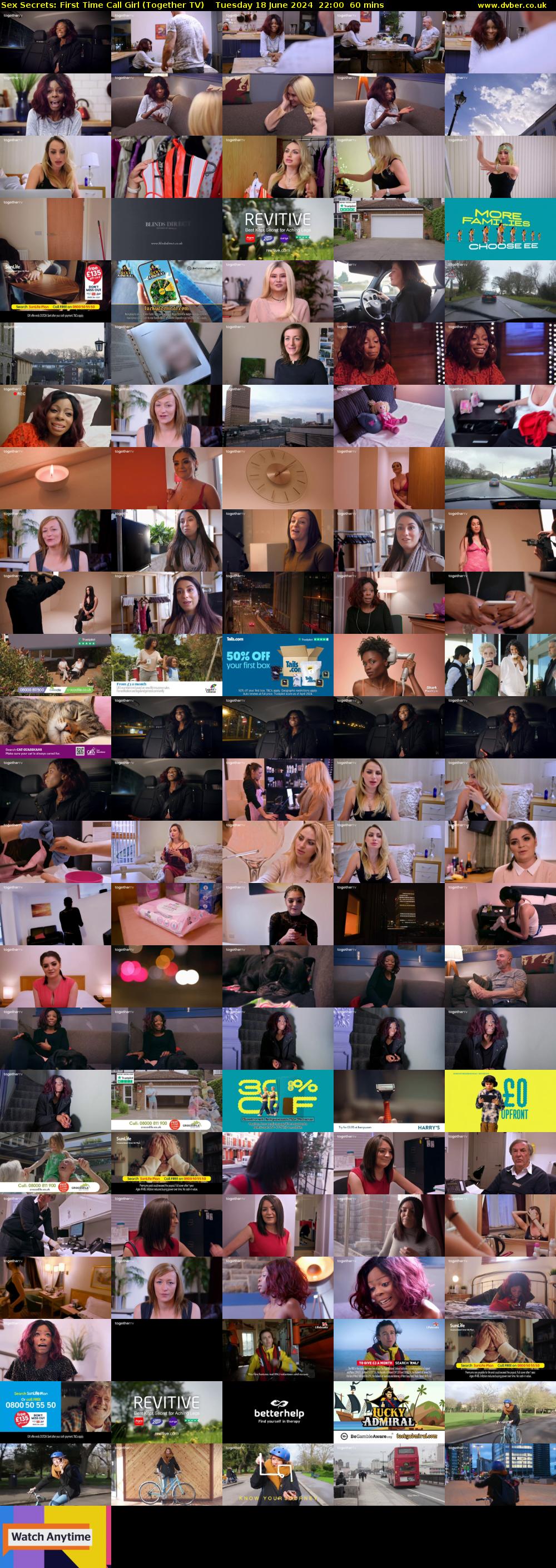 Sex Secrets: First Time Call Girl (Together TV) Tuesday 18 June 2024 22:00 - 23:00