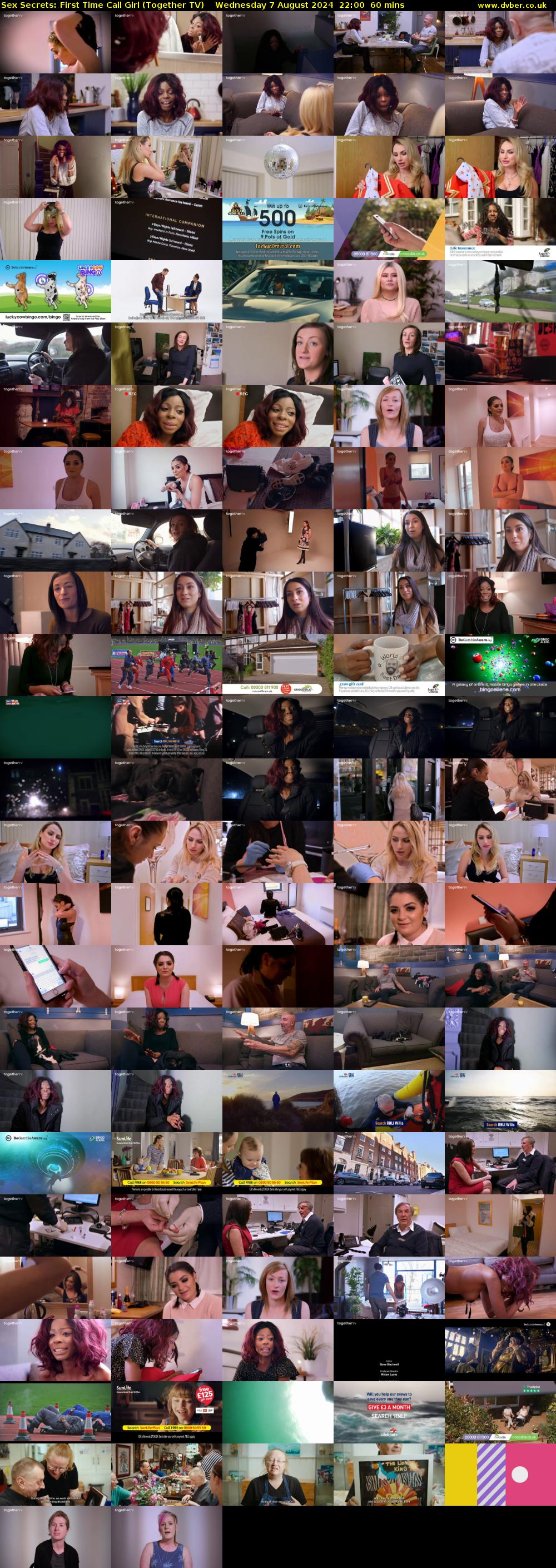 Sex Secrets: First Time Call Girl (Together TV) Wednesday 7 August 2024 22:00 - 23:00